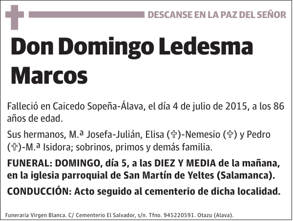 Domingo Ledesma Marcos