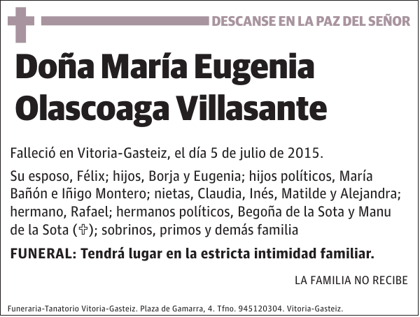 María Eugenia Olascoaga Villasante