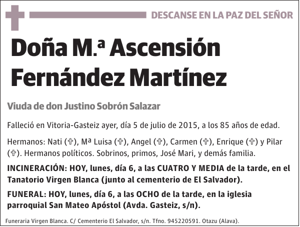 M.ªAscensión Fernández Martínez