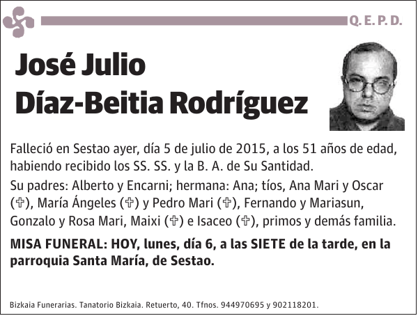 José Julio Díaz-Beitia Rodríguez