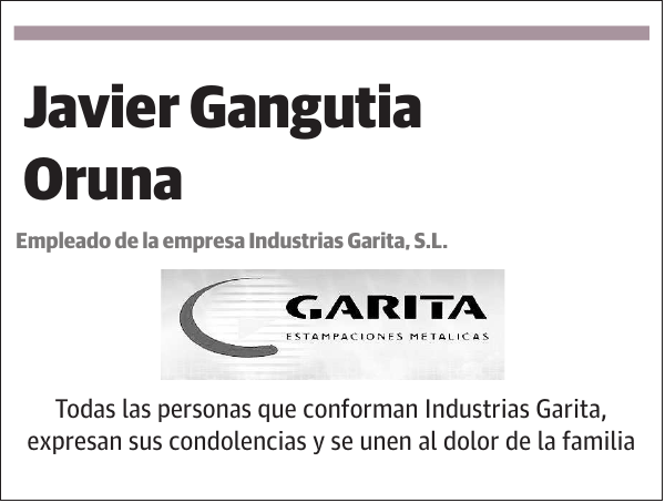 Javier Gangutia Oruna