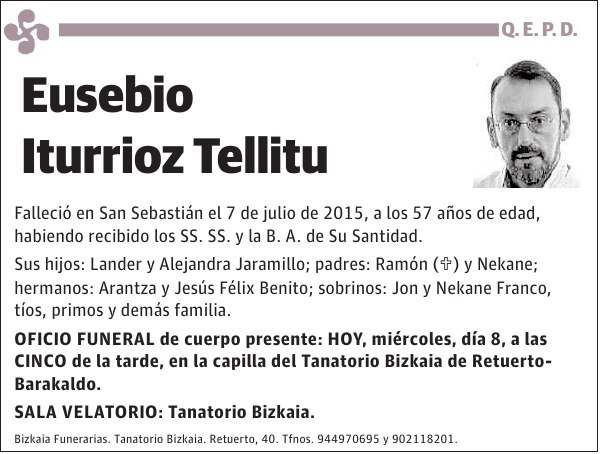 Eusebio Iturrioz Tellitu