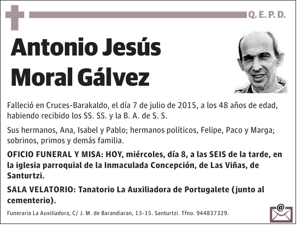 Antonio Jesús Moral Gálvez