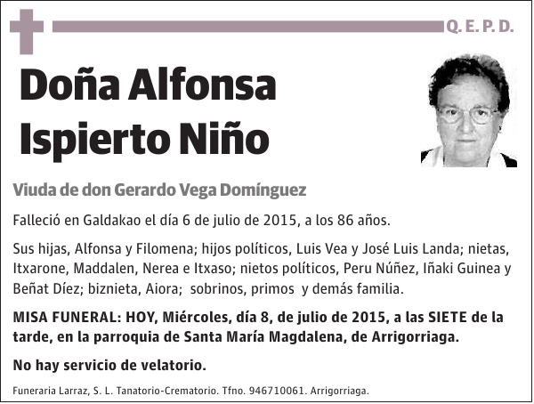 Alfonsa Ispierto Niño