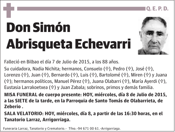 Simón Abrisqueta Echevarri