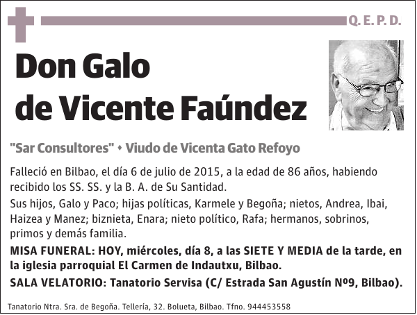 Galo de Vicente Faúndez