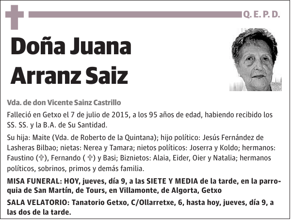 Juana Arranz Saiz