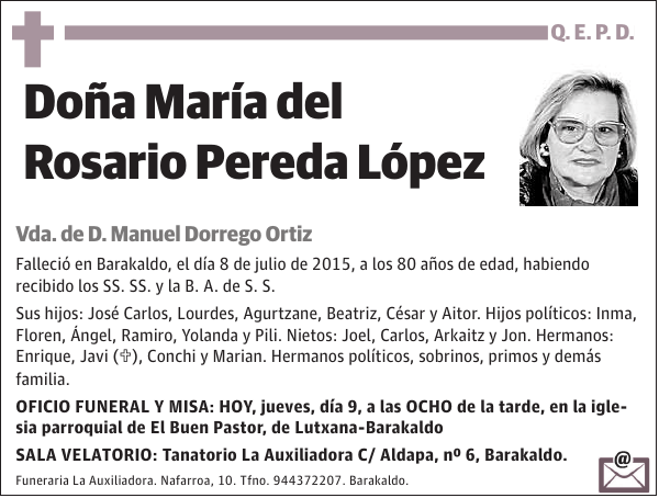 María del Rosario Pereda López