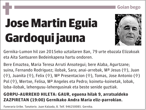 Jose Martin Eguia Gardoqui