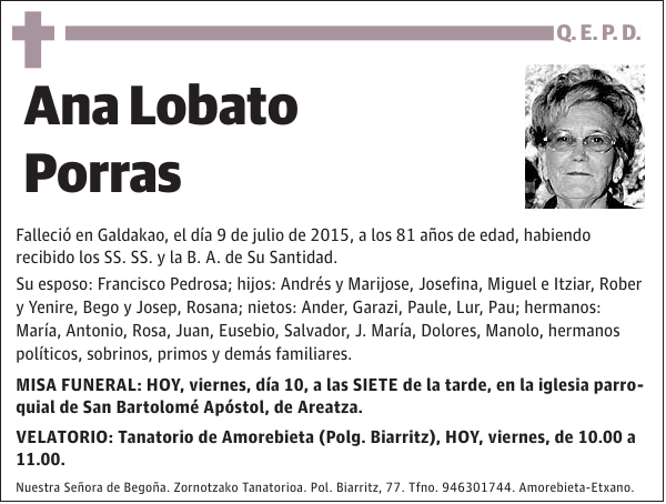 Ana Lobato Porras