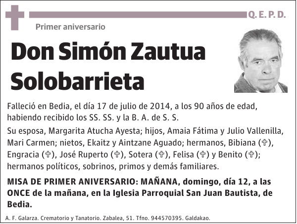 Simón Zautua Solobarrieta