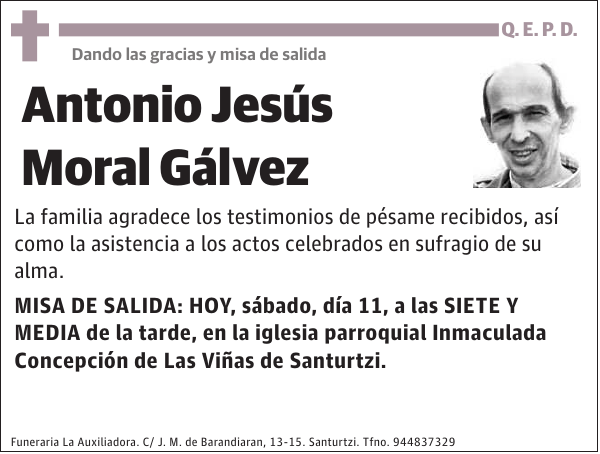 Antonio Jesús Moral Gálvez