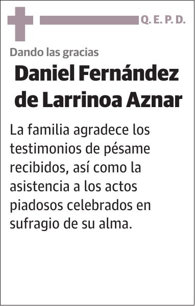 Daniel Fernández de Larrinoa Aznar