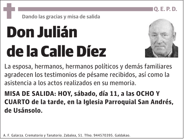 Julián de la Calle Díez