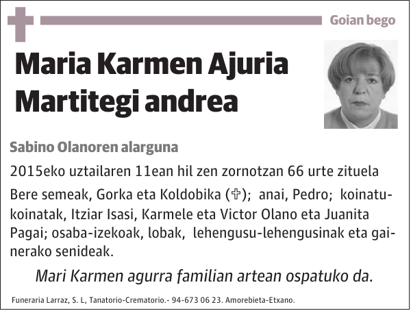 Maria Karmen Ajuria Martitegi