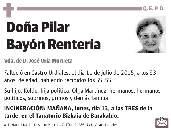 Pilar Bayón Rentería