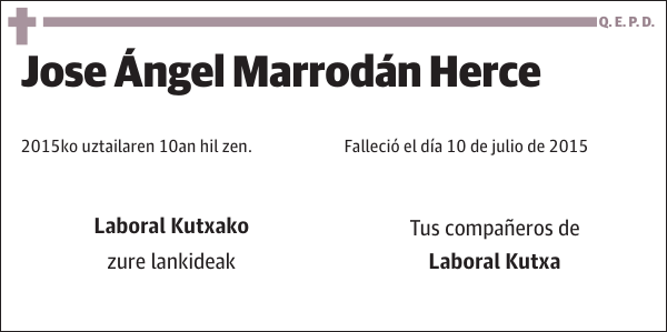 Jose Ángel Marrodán Herce