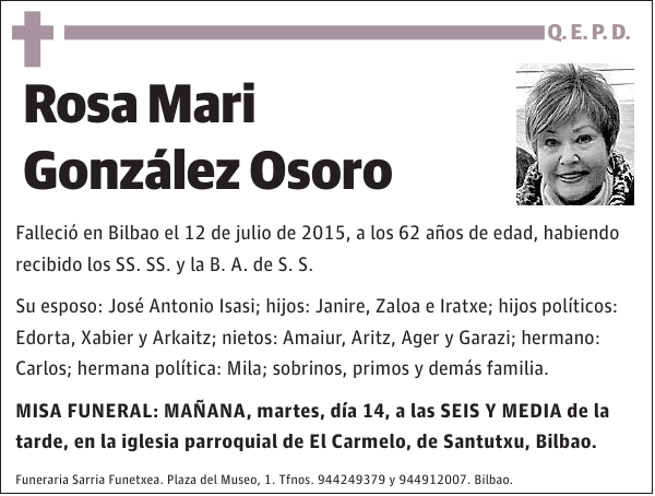 Rosa Mari González Osoro