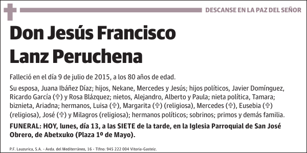 Jesús Francisco Lanz Peruchena