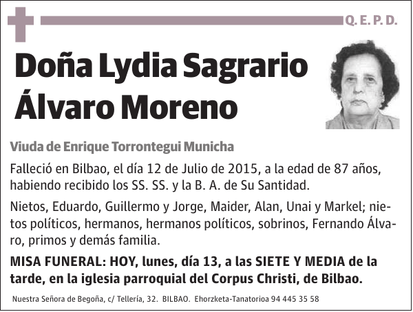 Lydia Sagrario Álvaro Moreno