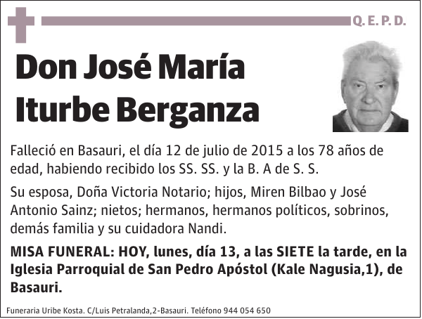 José María Iturbe Berganza