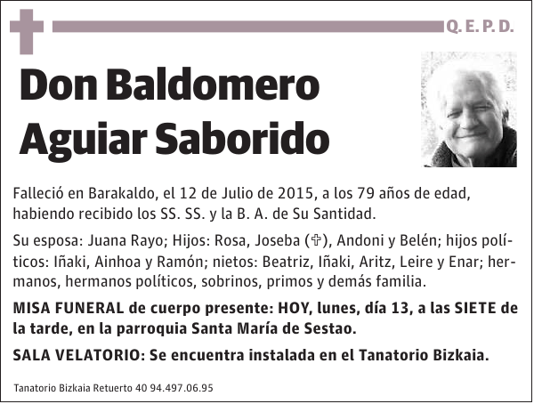 Baldomero Aguiar Saborido