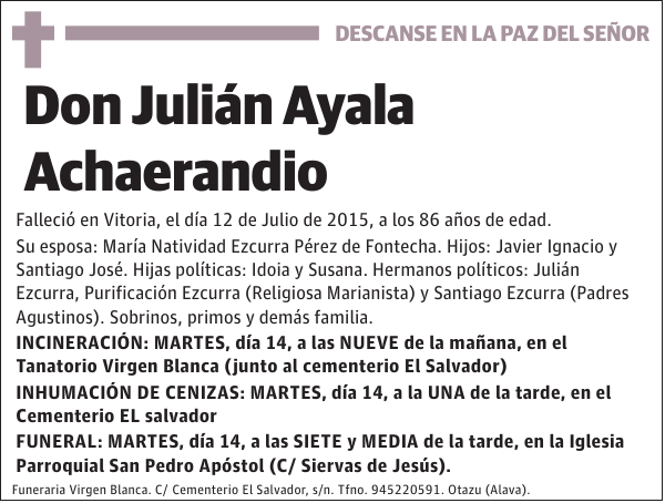 Julián Ayala Achaerandio