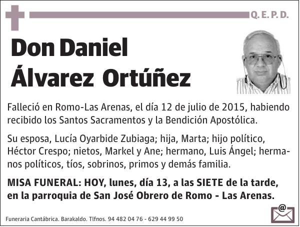 Daniel Álvarez Ortúñez