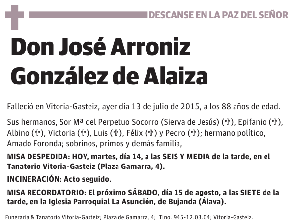 José Arroniz González de Alaiza