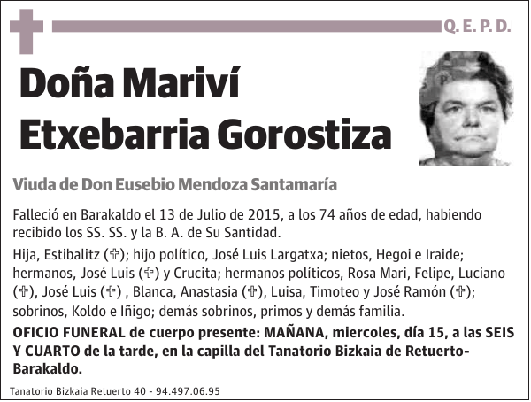 Mariví Etxebarria Gorostiza