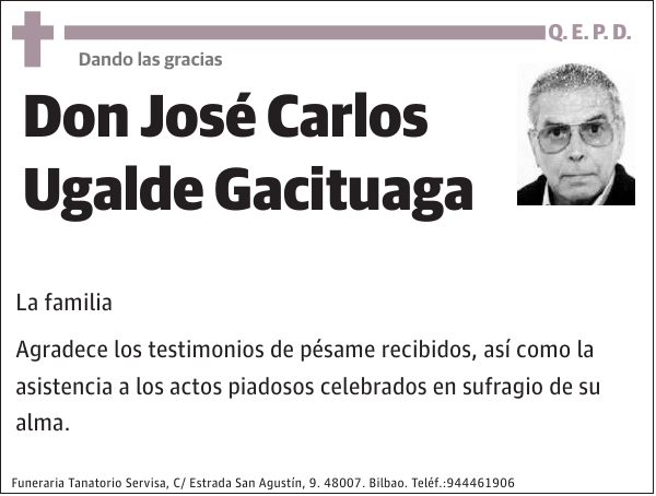 José Carlos Ugalde Gacituaga