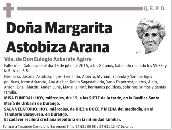 Margarita Astobiza Arana