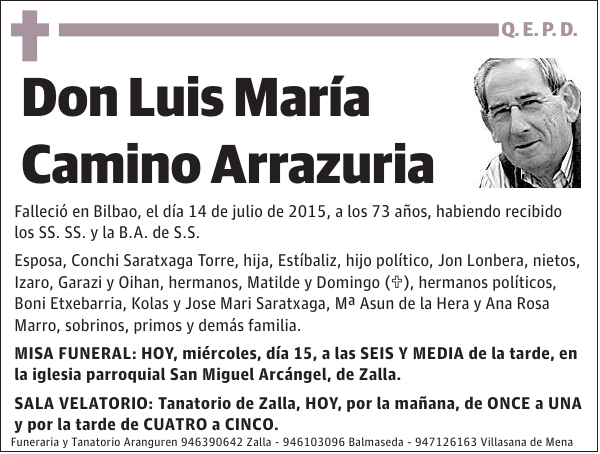 Luis María Camino Arrazuria