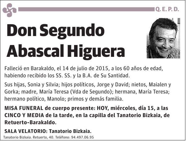 Segundo Abascal Higuera