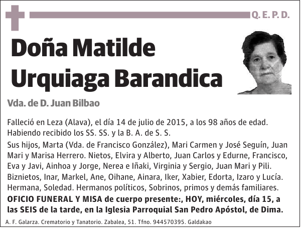 Matilde Urquiaga Barandica