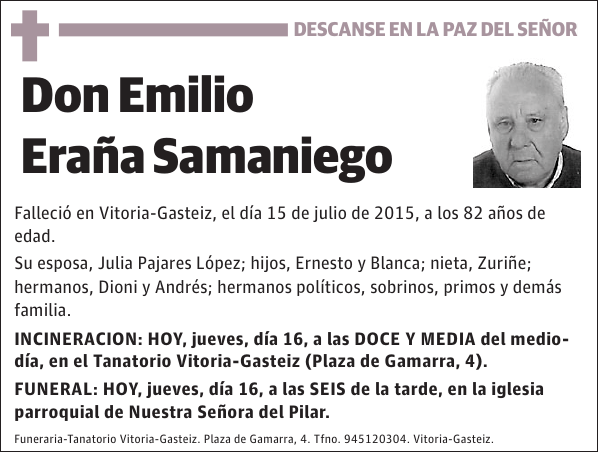 Emilio Eraña Samaniego