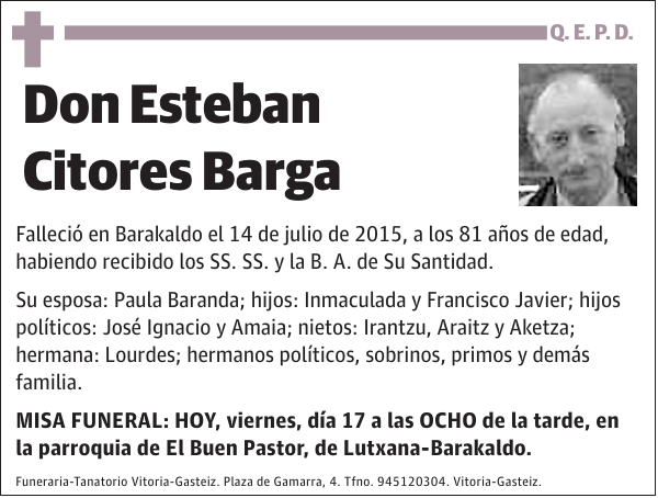 Esteban Citores Barga