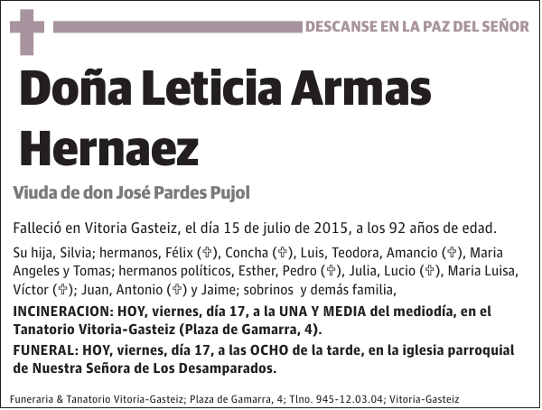 Leticia Armas Hernaez