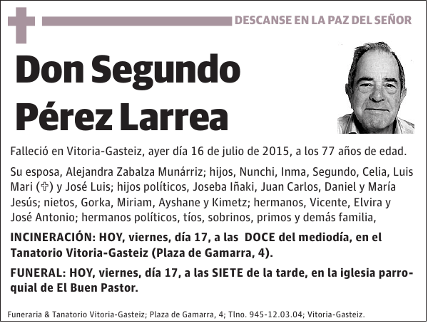 Segundo Pérez Larrea