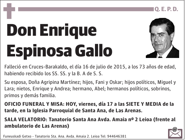 ESPINOSA GALLO,ENRIQUE