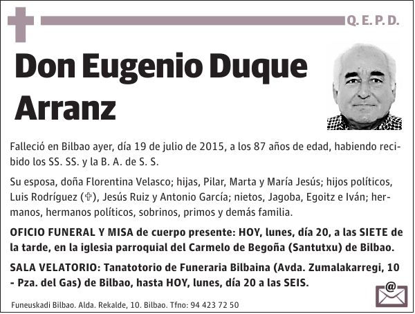 Eugenio Duque Arranz