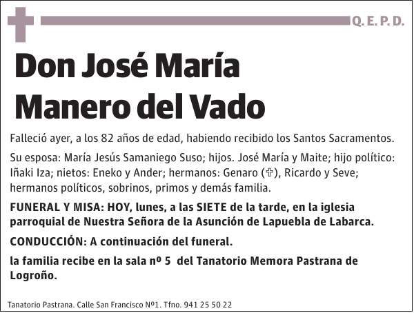 José María Manero del Vado