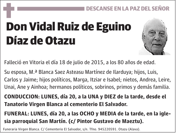 Vidal Ruiz de Eguino Díaz de Otazu