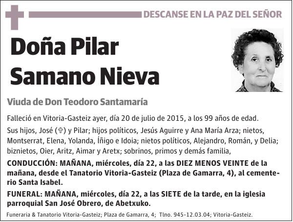 Pilar Samano Nieva