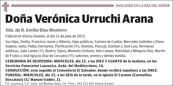 Verónica Urruchi Arana