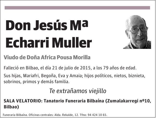 Jesús Mª Echarri Muller