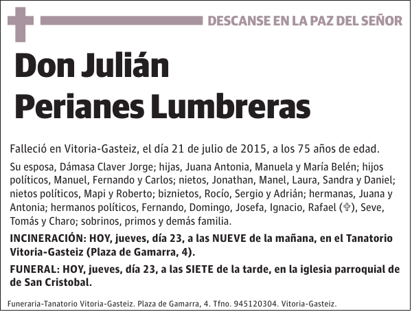 Julián Perianes Lumbreras