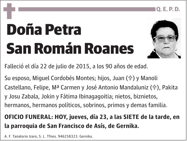 Petra San Román Roanes