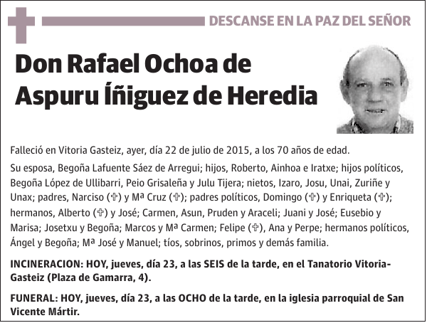 Rafael Ochoa de Aspuru Íñiguez de Heredia