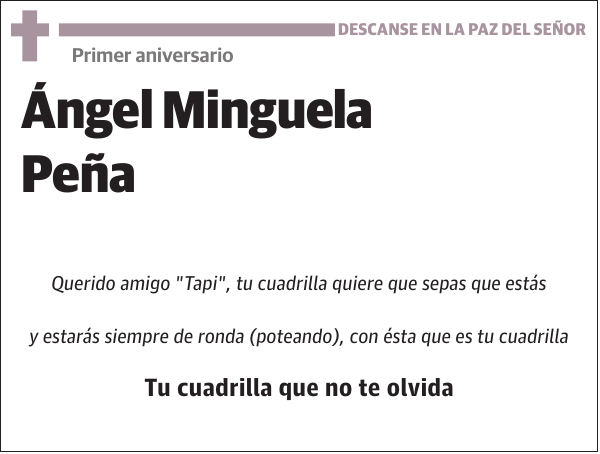 Ángel Minguela Peña